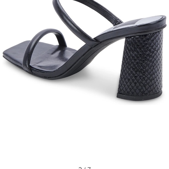 Dolce Vita Playa Snake Embossed Heeled Sandal size 10 - Picture 3 of 6